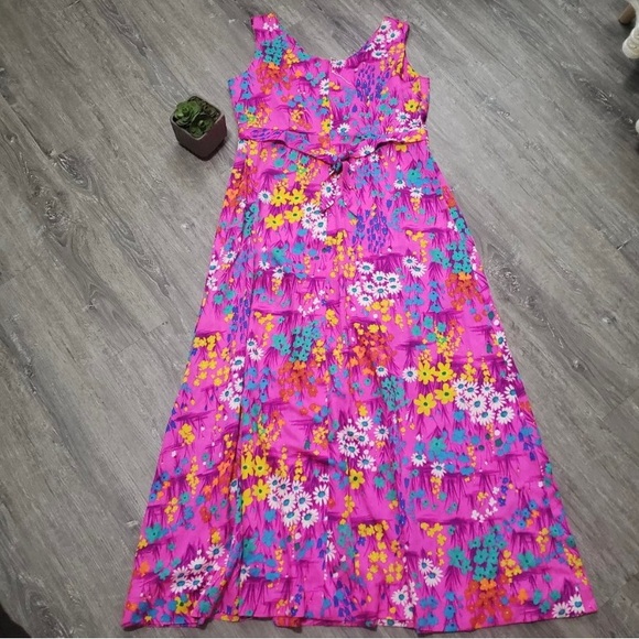 Hukilau Fashions Honolulu Vintage Hawaiian Dress - Picture 2 of 6